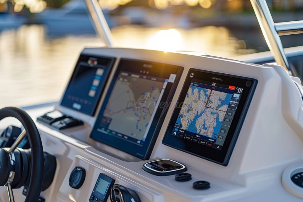 Système de navigation maritime avec GPS pour bateaux