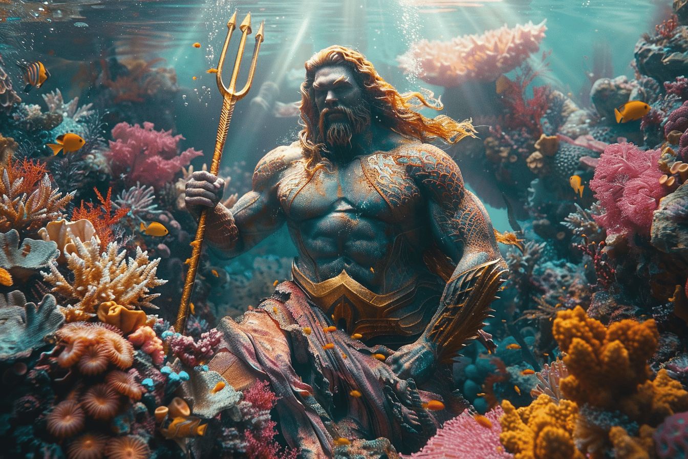Divinités océaniques puissantes des mythes anciens  
Créatures marines légendaires des traditions mythologiques