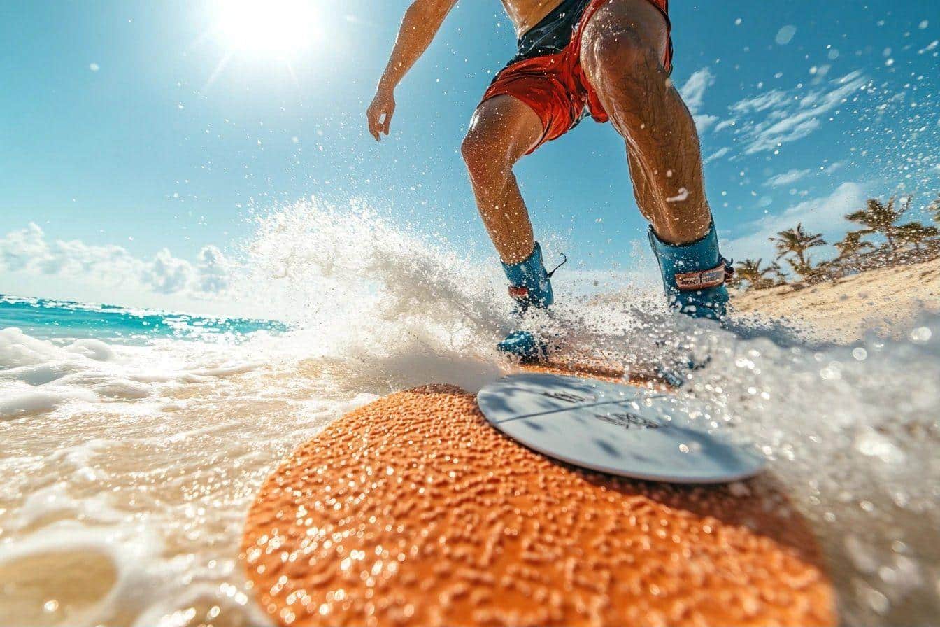 Le skimboard : apprenez à rider sur l’eau avec un pad adapté
